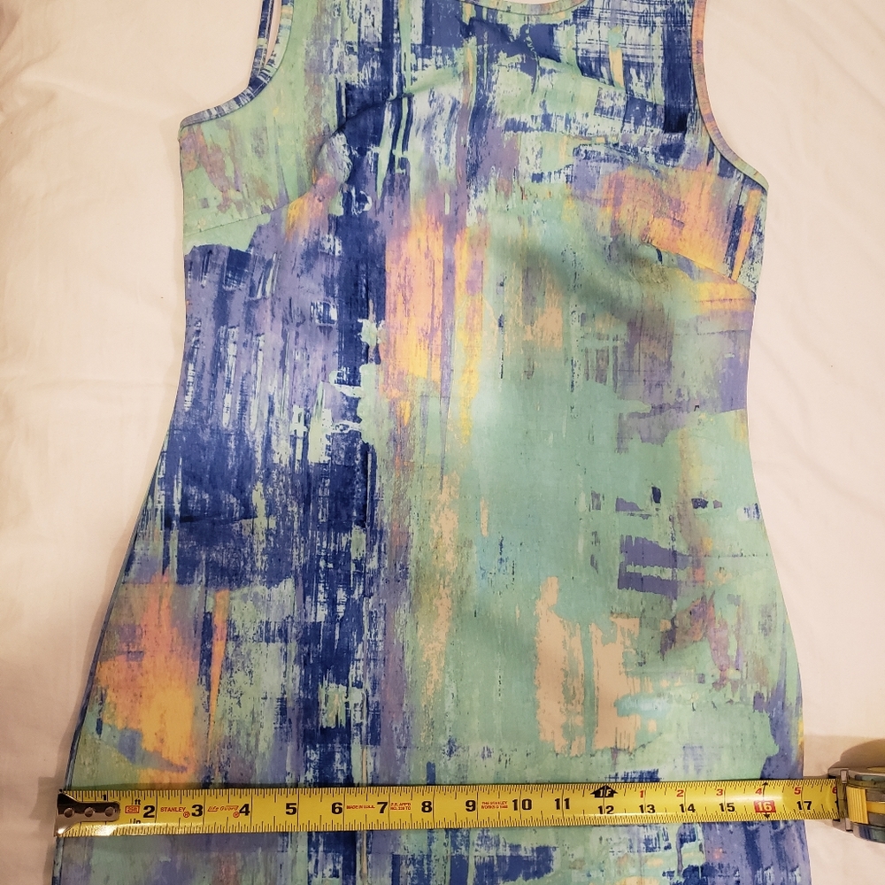 Abstract print bodycon dress - Picture 6 of 8
